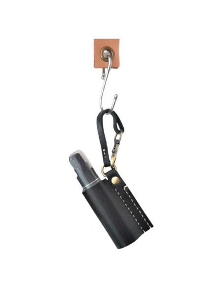 Soporte para Botella de Spray Sanitizante VKSG 60ml - Negro Soporte para Botella de Spray Sanitizante VKSG 60ml - Negro