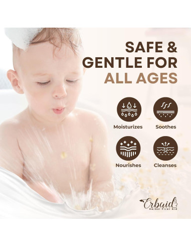 Jabón de Avena Erbaid - Natural para Eczema y Piel Sensible