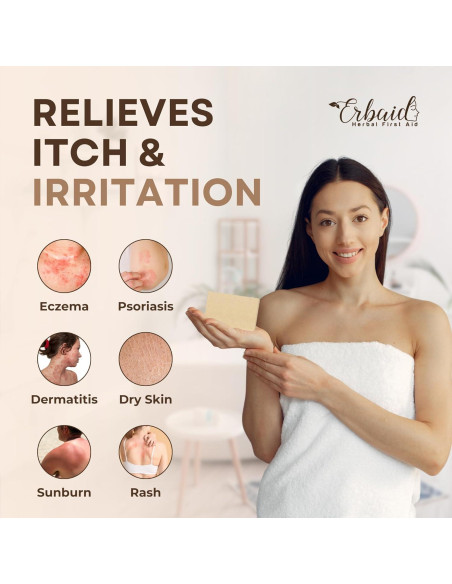 Jabón de Avena Erbaid - Natural para Eczema y Piel Sensible Jabón de Avena Erbaid - Natural para Eczema y Piel Sensible