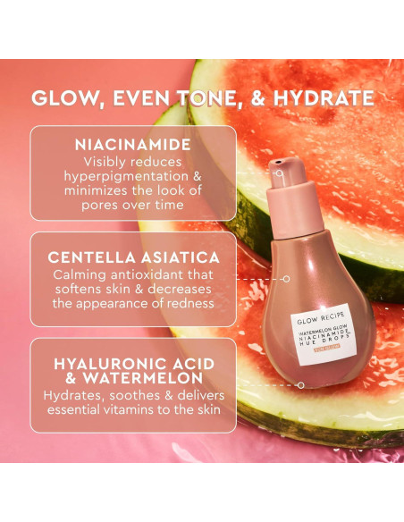 Glow Recipe Hue Drops Suero Facial Bronceador 15ml - Brillo Solar Glow Recipe Hue Drops Suero Facial Bronceador 15ml - Brillo Solar