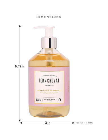 Jabón Líquido de Marsella Fer  Cheval Higo 500 ml