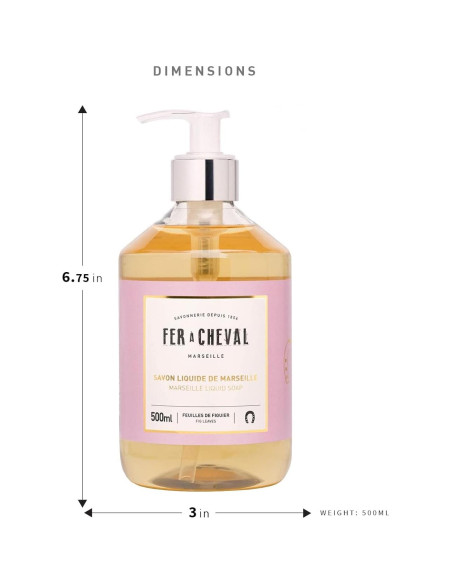 Jabón Líquido de Marsella Fer  Cheval Higo 500 ml Jabón Líquido de Marsella Fer  Cheval Higo 500 ml