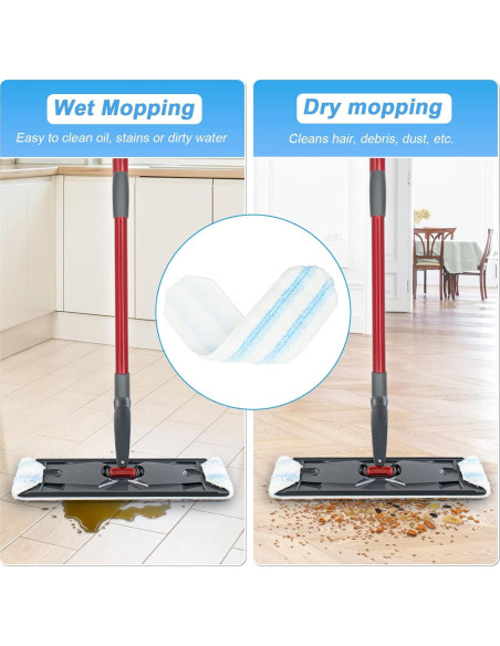 Paños de Reemplazo Aiyiried para Mopa Plana O-Cedar H2Pro - 3 Unidades Paños de Reemplazo Aiyiried para Mopa Plana O-Cedar H2Pro - 3 Unidades