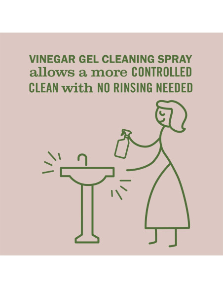 Spray Limpiador de Gel de Vinagre Mrs. Meyer's 473ml Flor de Manzana Spray Limpiador de Gel de Vinagre Mrs. Meyer's 473ml Flor de Manzana