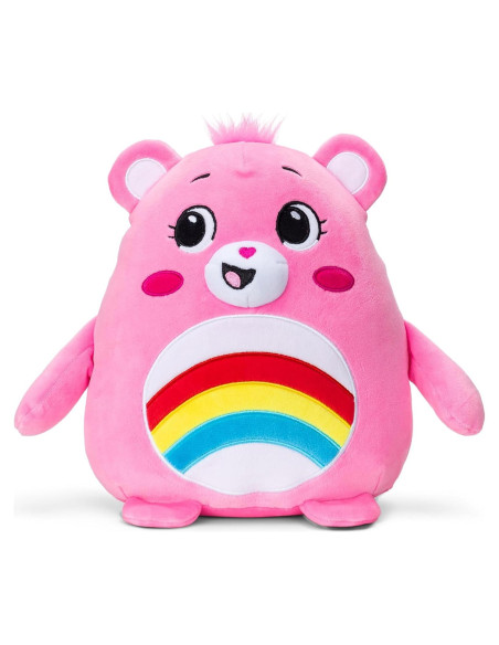 Peluche Cheer Bear Care Bears 25 cm Aplastable Rosa Suave Peluche Cheer Bear Care Bears 25 cm Aplastable Rosa Suave