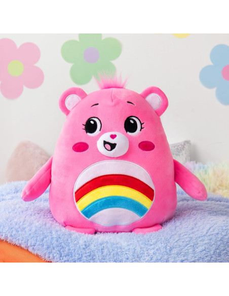 Peluche Cheer Bear Care Bears 25 cm Aplastable Rosa Suave Peluche Cheer Bear Care Bears 25 cm Aplastable Rosa Suave
