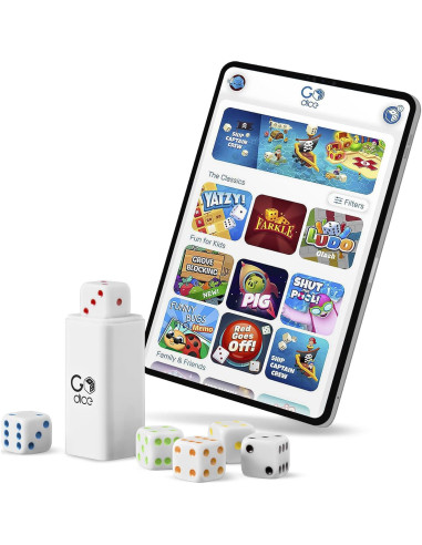 GoDice - Paquete Completo de 6 Dados Inteligentes Conectados