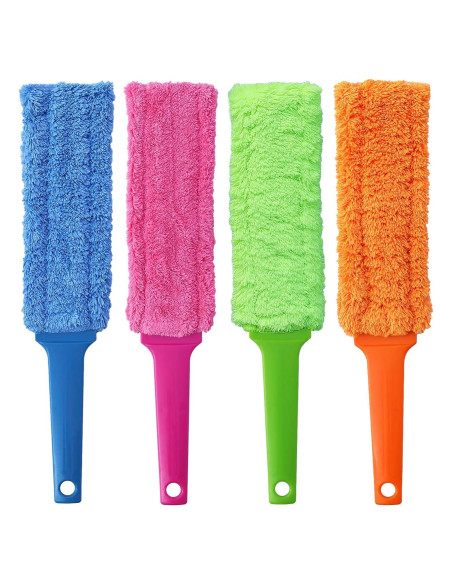 Paquete de 4 Plumeros Reutilizables HSHTTKL 35.5 cm Microfibra Paquete de 4 Plumeros Reutilizables HSHTTKL 35.5 cm Microfibra