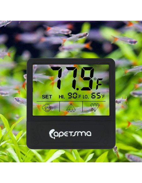 Termómetro Digital para Acuario Capetsma CA-01 Pantalla Táctil Termómetro Digital para Acuario Capetsma CA-01 Pantalla Táctil