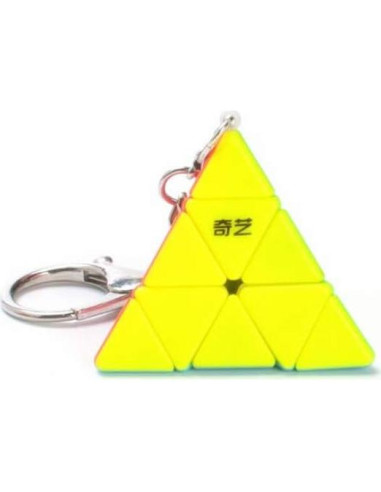 Cubo Mágico Llavero Pirámide QiYi 5cm Puzzle Rápido
