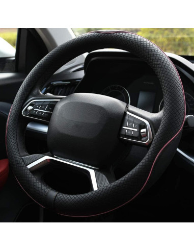 Cubierta de Volante Universal Rueesh 38 cm Antideslizante Rosa