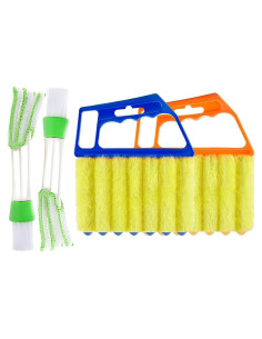 4 Piezas Limpiador de Persianas Starfa Lab, 7 Dedos y Mini