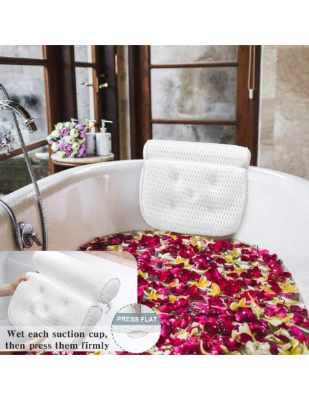 Almohada de Baño OMYSTYLE con Soporte para Cuello y Espalda Almohada de Baño OMYSTYLE con Soporte para Cuello y Espalda