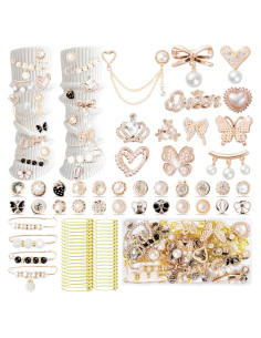 Kit de 80 Piezas de Encantos de Calcetines RQAYE - Personaliza tu Estilo