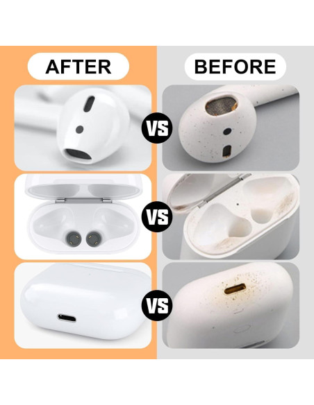Kit de limpieza para AirPods MOLOPPO - Masilla reutilizable y herramientas Kit de limpieza para AirPods MOLOPPO - Masilla reutilizable y herramientas