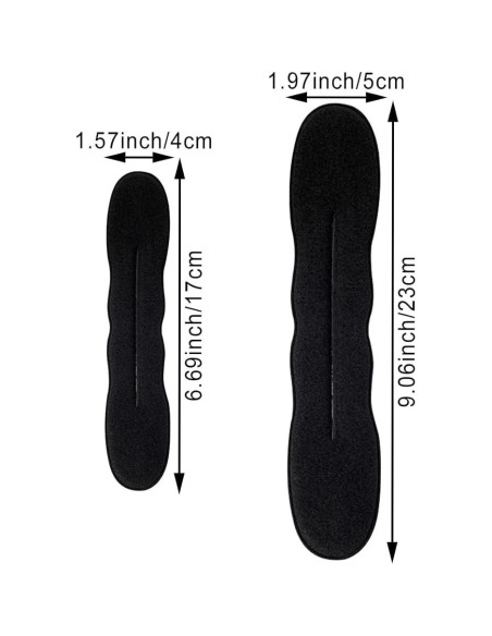 Hacedor de Moño de Espuma 10PCS Arvintas - Clips para Peinados Hacedor de Moño de Espuma 10PCS Arvintas - Clips para Peinados