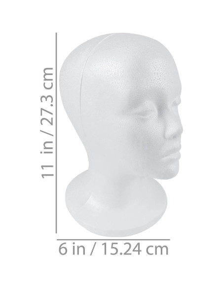 Cabeza de Maniquí Femenino SHANY 27.94 cm Soporte para Pelucas Cabeza de Maniquí Femenino SHANY 27.94 cm Soporte para Pelucas