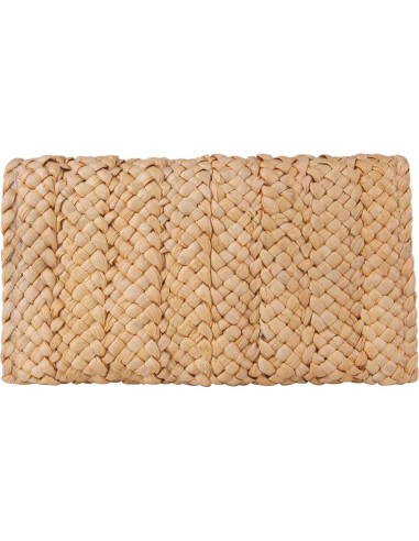Bolso de mano de paja Freie Liebe 27x16 cm Beige
