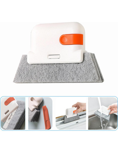Kit de Cepillos de Limpieza SCCUP 13 Piezas para Ranuras