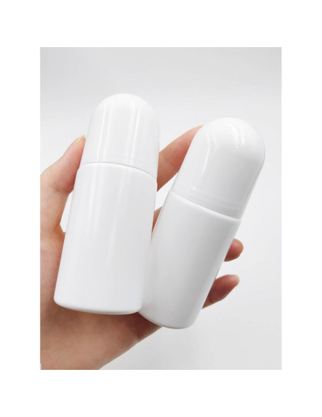 4 Botellas Roll-on Reutilizables 50mL YYNGJCK Blancas 4 Botellas Roll-on Reutilizables 50mL YYNGJCK Blancas