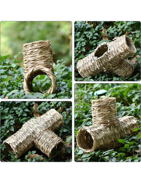 Túnel de Hierba Hamiledyi para Hámster y Pequeñas Mascotas 31.75cm Túnel de Hierba Hamiledyi para Hámster y Pequeñas Mascotas 31.75cm