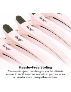 Clips para Seccionar Cabello L'ange Hair - 6 Pack Rosa 2