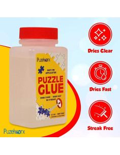 Pegamento para Rompecabezas PuzzleWorx 240 ml, Paquete de 2 2