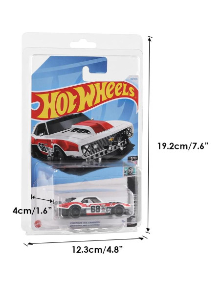 Baskiss 36 Fundas Protectores Transparentes para Coches Coleccionables Baskiss 36 Fundas Protectores Transparentes para Coches Coleccionables