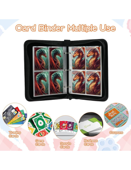 Carpeta de Cartas Coleccionables Ayehe 400P Impermeable Carpeta de Cartas Coleccionables Ayehe 400P Impermeable