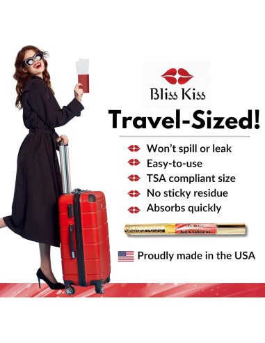 Bliss Kiss Aceite para Cutículas y Uñas 12.7cm Bastón de Caramelo