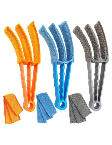 Paquete de 3 Plumeros de Microfibra HSHTTKL para Persianas