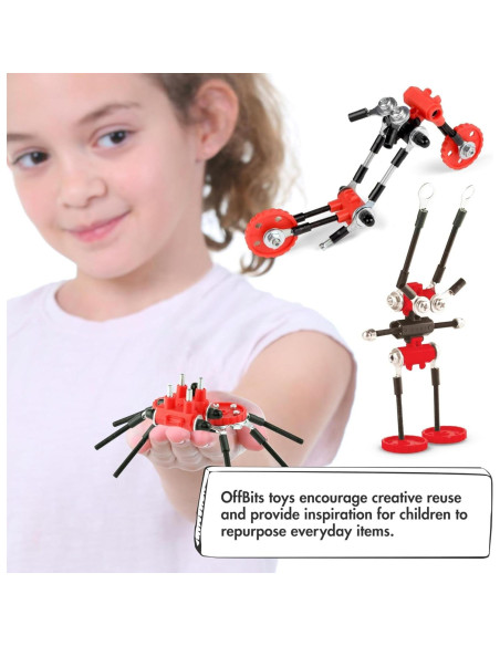 Juego de Construcción The Off Bits Araña Roja - Juguetes STEM 6+ Juego de Construcción The Off Bits Araña Roja - Juguetes STEM 6+