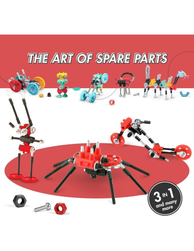 Juego de Construcción The Off Bits Araña Roja - Juguetes STEM 6+