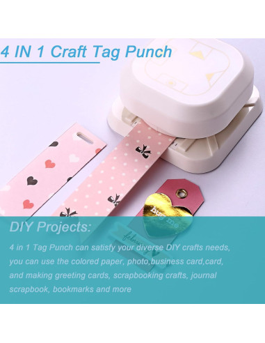 Troqueladora de Etiquetas 4 en 1 PRENDI para Scrapbooking