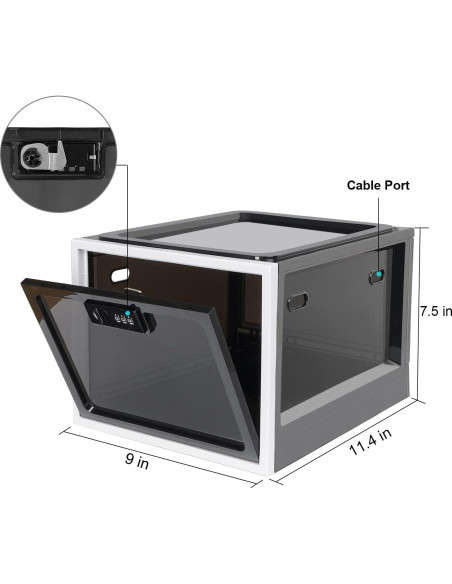 Caja de Seguridad para Medicamentos Lalifebuss - 2 Unidades Caja de Seguridad para Medicamentos Lalifebuss - 2 Unidades