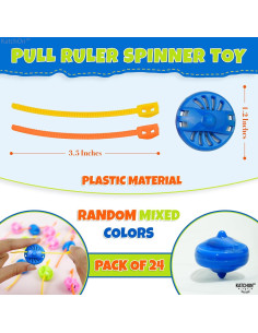 Trompos Coloridos KatchOn - Paquete de 24 Juguetes para Niños 2