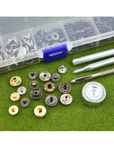 Kit de Botones de Presión HDST-HOME 120 Conjuntos 12.5mm