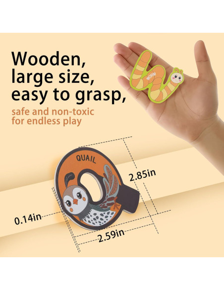 Letras Magnéticas de Madera OMyFav - Alfabeto Grande para Niños Letras Magnéticas de Madera OMyFav - Alfabeto Grande para Niños
