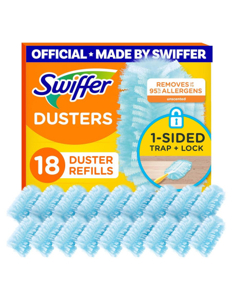 Recarga Swiffer Dusters 18 unidades sin fragancia para limpieza Recarga Swiffer Dusters 18 unidades sin fragancia para limpieza