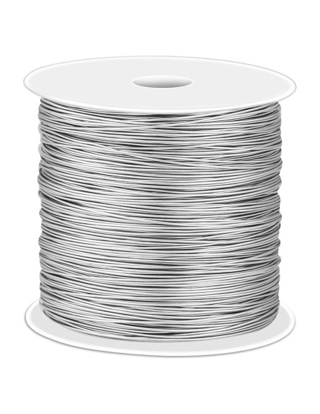 Alambre de Acero Inoxidable Cridoz 24 Gauge 120m para Joyas Alambre de Acero Inoxidable Cridoz 24 Gauge 120m para Joyas