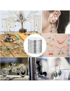 Alambre de Acero Inoxidable Cridoz 24 Gauge 120m para Joyas 2