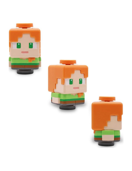 Spinner Antiestrés Minecraft Just Toys - Alex, Creeper, Panda, Enderman, Cerdo Spinner Antiestrés Minecraft Just Toys - Alex, Creeper, Panda, Enderman, Cerdo