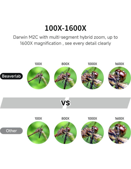 Microscopio Digital Infantil BeaverLab M2C 4" 100X-1600X Microscopio Digital Infantil BeaverLab M2C 4" 100X-1600X