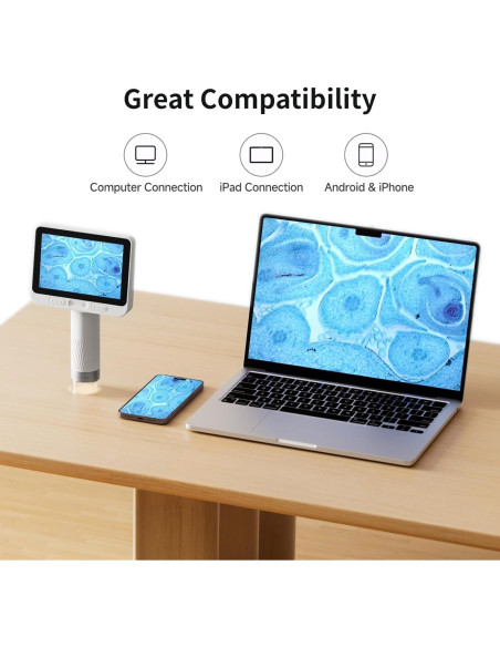 Microscopio Digital Infantil BeaverLab M2C 4" 100X-1600X Microscopio Digital Infantil BeaverLab M2C 4" 100X-1600X