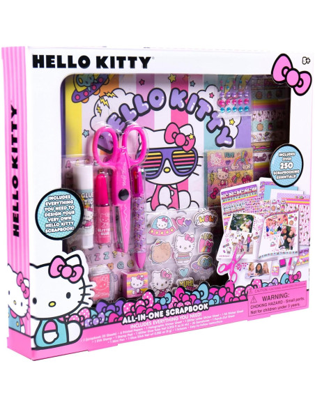 Álbum de Recortes Hello Kitty 30 Páginas 250 Piezas DIY Álbum de Recortes Hello Kitty 30 Páginas 250 Piezas DIY