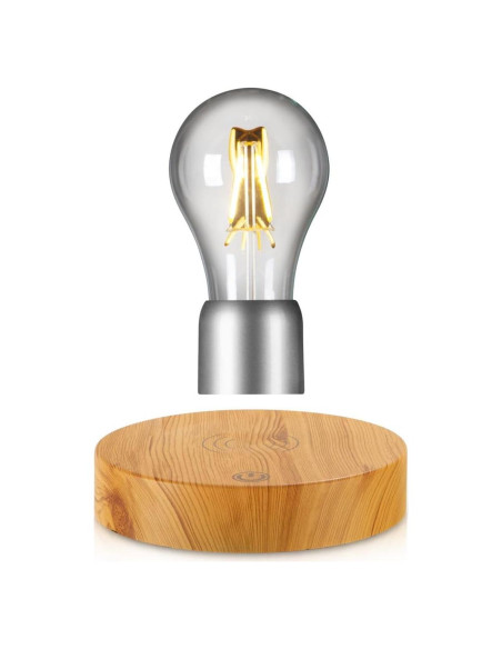 Lámpara de Escritorio LED Flotante Magnética VGAzer - Base de Madera Lámpara de Escritorio LED Flotante Magnética VGAzer - Base de Madera