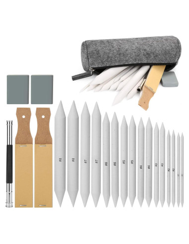 Set de Dibujo AGPTEK 22 Piezas con Difusores y Herramientas