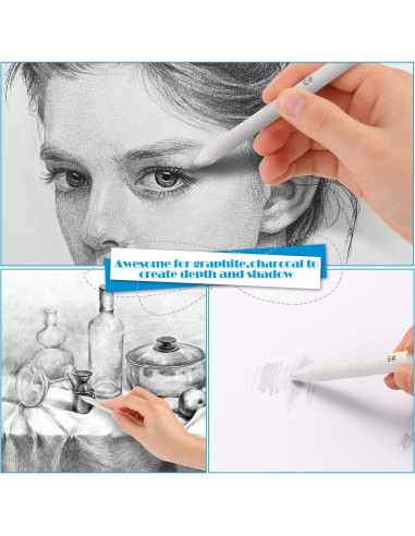 Set de Dibujo AGPTEK 22 Piezas con Difusores y Herramientas