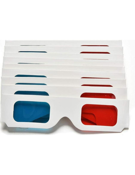 Gafas 3D Plegables de Cartón Sluswallow - 3 Pcs Unisex Gafas 3D Plegables de Cartón Sluswallow - 3 Pcs Unisex