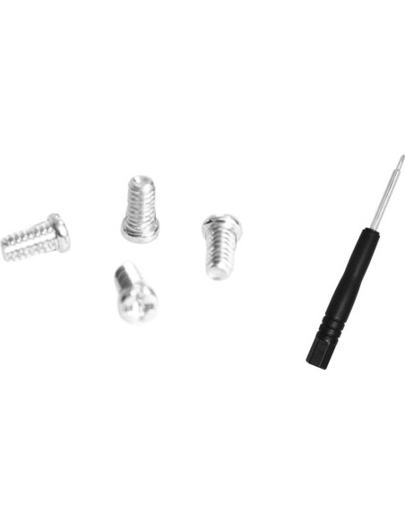 Tornillos de Reemplazo Plateados para Gafas Aviador RB3025 - Kit de 4 con Destornillador Tornillos de Reemplazo Plateados para Gafas Aviador RB3025 - Kit de 4 con Destornillador